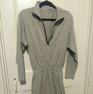 Vintage sporty grey minidress